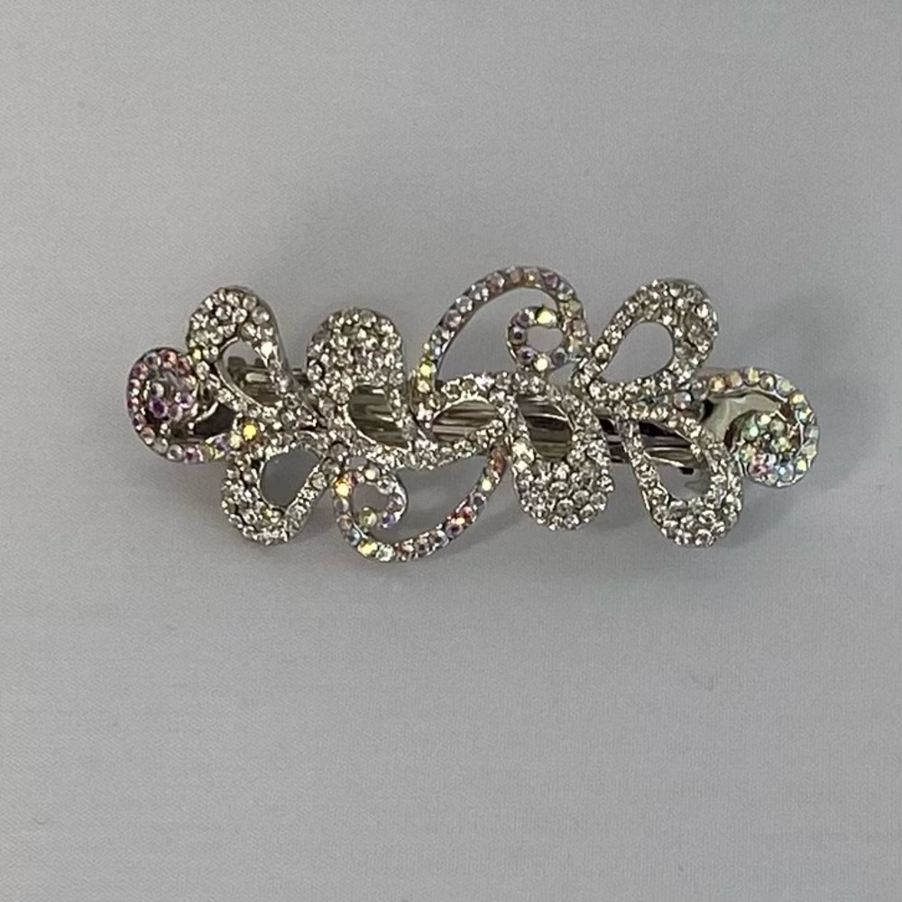 Rhinestone Embellished hair clips